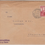 DR - Rothenburg ü. Könnern (Saale) 1939, Poststelle I a. Brief n. Könnern