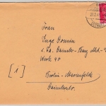 DR - Bad Suderode (Ostharz) 23.2.45, Brief (m. Inhalt) n. Berlin