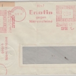 DR - Niederpoyritz 1939, 24+1 Pfg. AFS "Enatin gg Nierensteine", Zensurbrief