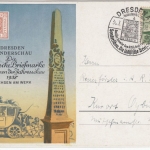 DR - Dresden 1938, Sonderschau "Die sächsische Briefmarke", Sonderkarte + SST