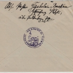 DR - Buckau ü. Falkenberg (Elster), Landpost-Ra2 a. Dienstbrief/Nachporto 1937
