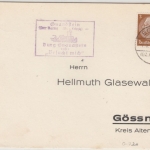 DR - Gnandstein ü. Borna, illustr. Landpost-Ra2 a. Drucksache n. Gössnitz 1934
