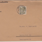 Berlin - 50 Pfg. Stadtbilder, Drucksache-Vorderseite (bis 500 gr) Mainz 1961