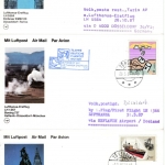 Färöer - 13 Luftpostkarten 1987/88, versch. Frankaturen