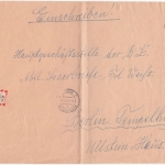 Berlin - 70 Pfg. Heuss Medaillon, Orts-Einschreibebrief-Vds. (bis 250 gr) 1961