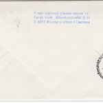 Kenya - 2x2,50 Sh. Schmetterlinge, Luftpostbrief Nairobi - Johannesburg 1991