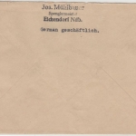 All.Bes. - Eichendorf (Niederbayern) 27.12.45, bezahlt-L1 a. Brief n. Passau