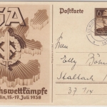 DR - 6 Pfg. Sonder-GA-Karte Reichswettkämpfe, Ludwigsthal (Niederbay) 1938 n.