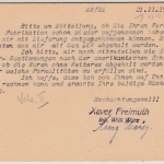 All.Bes. - Teisnach 23.11.45, Gebühr bezahlt, L1 a. Karte n. Wuppertal