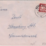 BRD - March (Niederbay) 18.3.63, apt. Tagesstpl. (ohne PLZ), Brief n. Straubing