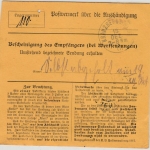 Bayern - 20 Pfg. Ludwig, Soldaten-Paketkarte Deggendorf - Freising 1917