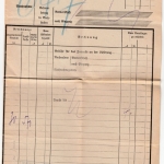 DR-Infla - Vilshofen 1921, Eisenbahn-Frachtbrief m. 15 Pfg. Stpl.marke n.
