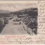 Bayern - Deggendorf, obere Stadt - sw-AK, gelaufen 1900