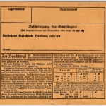 DR - 2x50 Pfg. Korbdeckel, Einschreibe-Paketkarte Suhl - Hamburg 1924
