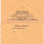 DR - 20 Pfg. Germania, blau + violettblau, blanko-entwertet Ludwigsburg 1920