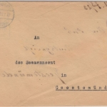 DR-Infla - 2x2 Mio. a. 200 M., Ortsbiref/Wendekuvert Geestemünde 24.10.23