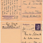 DR - 2x6 Pfg. AH GA-Karte/Zudruck "Luft-/Fliegerangriff", Leipzig 1943 n. Aussig