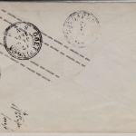 Württemberg - 3 Kr. GA-Umschlag, DKr Jebenhausen - Berlin 1869, rs. Hinrichsen