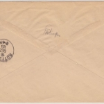 Württemberg - Schömberg 18. DEC 1888, Steigbügel-Stpl. 5 Pfg. Dienst-GA-Umschlag