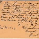 Württemberg - 10 Pfg. GA-Karte/Antworttteil Basel - Tuttlingen 1889