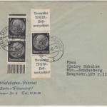 DR - Hindenburg Zusammendruck u.a., Drucksache Berlin-Charlottenburg 1940