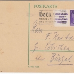 DR - AH Zusammendruck, Karte Gera - Bürgel 1941