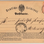 DR - 1/2 Gr. gr. Brustschild, Karte K2 Soest - Melsungen 1872
