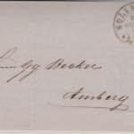 DR/Bayern - 1/3 Gr. kl. Brustschild, Faltdrucksache Hufeisen Solingen 1874 n.