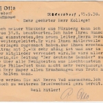 DR - Rückersdorf ü. Schmölln (Thüring.), Landpost-Ra2 a. GA-Karte n. Mauer 1938