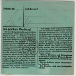 DR - Mühlhausen (Thür) 2, Gebühr bezahlt Postgut-Paketkarte/Selbszbucher 1942 n.