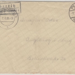 DR - Tobertitz ü. Plauen (Vogtl.) 4, Landpost-Ra2 a. brief n. Augsburg 1939
