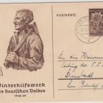 DR - 6 Pfg. WHW Sonder-GA-Karte Böhlen (Thüringerw.) - Arnstadt 1939 Absender !!