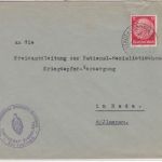 DR - Neustadt a. Rennsteig, Briefstpl. NS-Kriegsopfer-Vereinigung, Brief n. Roda