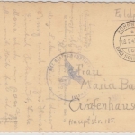 DR - Hohnstein ü. Bad Schandau 2 Poststelle I Feldpostkarte n. Grafenhausen 1943