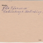 DR - Callenberg ü. Waldenburg (Sachs) 1.1.45, Poststelle I, Feldpostbrief n.