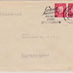 BRD - 20 Pfg. Heuss III, waagr. Paar, Brief n. ÖSTERREICH Bonn - Klagenfurt 1961