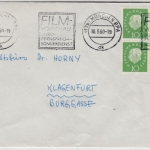 BRD - 10 Pfg. Heuss III, 4er-Block Brief n. ÖSTERREICH München - Klagenfurt 1960