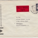 BRD - Reutlingen 1962, apt. Tagesstempel a. Eilbrief n. Stuttgart