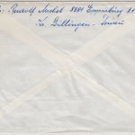 BRD - Eppisdorf Poststelle I/R-Zettel Dillingen, Einschreibebrief n. Ulm 1965