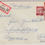 BRD - Kottenheim ü. Mayen, apt. Poststelle I, Einschreibebrief 1962 n.