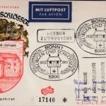 BRD - 2x50 Pfg. B&S, Lupo-Schmuck-FDC n. ST.PIERRE&MIQUELON, ESST Bonn 14.2.80
