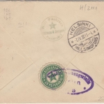 DR-Infla - 1 1/4 M. Germania u.a., Einschreibebrief n. FINNLAND, Heidenau-Nord