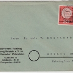 BRD - (24b) Rellingen ü. Pinneberg, Poststelle I a. Brief n. Berlin 1958