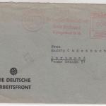 DR - Dortmund 1943, 8 Pfg. AFS "Deutsche Arbeitsfront Kreis Dortmund", Ortsbrief