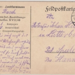 DR - Gruppe (Übungsplatz) 1915, Feldpost-Vordruckkarte n. Lutterberg, Dortmund