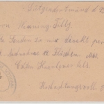 DR - Lütgendortmund 1921, Tagesstpl. a. GA-Karte+Zusatz n. HOLLAND