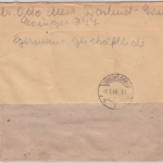 All. Bes. - Dortmund-Eving 1946, Gebühr bezahlt, Einschreibebrief n. Düsseldorf