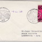BRD - Soest 1969, SST Deutsch-Belgische Woche, Brief n. LUXEMBURG/postlagernd !!