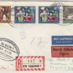 BRD - Überlandpost, Lippstadt - Flughafen Köln/Bonn Üp B478-1, Lupo-R-Eilbrief