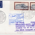 BRD - Möhnesee 1979 SST FlaRakBtl 21 Lupo-Brief/LH-Erstflug Et. Dakar-Montevideo